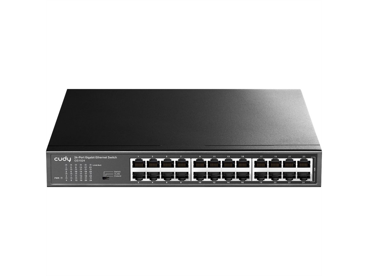 CUDY GS1024 Switch 24 ports Gigabit métal