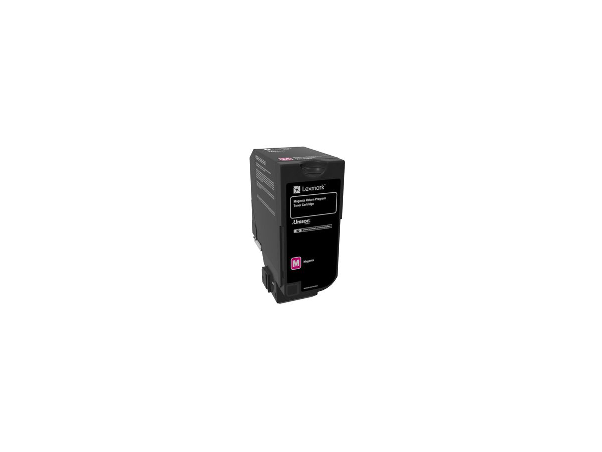 Lexmark 74C20M0 Cartouche de toner Original Magenta 1 pièce(s)
