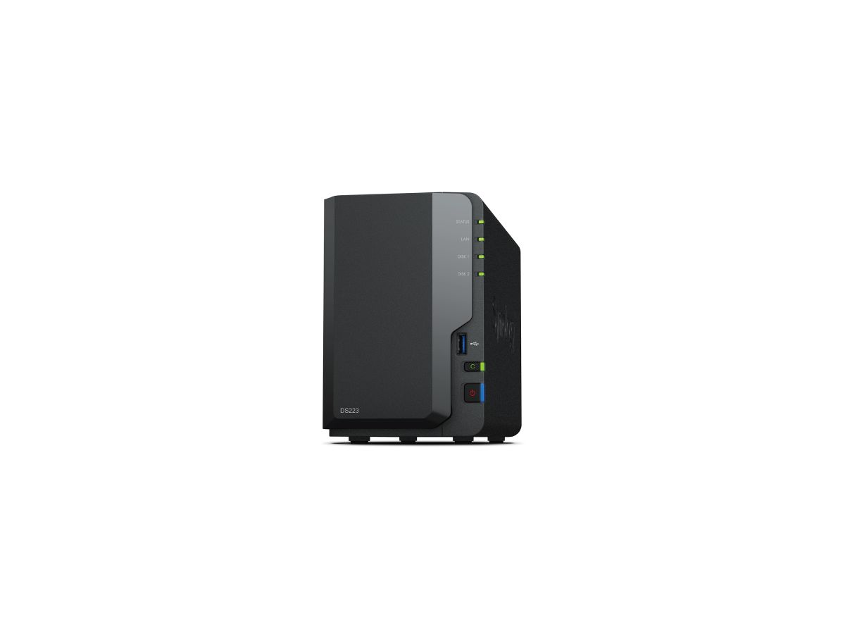 Synology DiskStation DS223 serveur de stockage NAS Bureau Realtek RTD1619B 2 Go DDR4