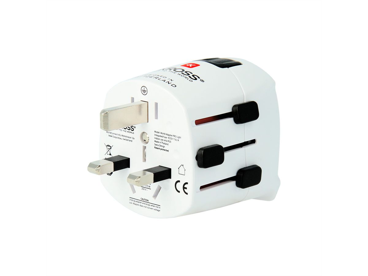 SKROSS PRO Light White Adaptateur de voyage , monde