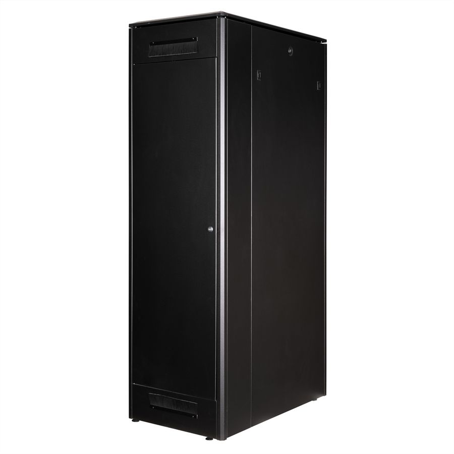 ROLINE 19" Baie réseau Pro 42U, 600x1000 LxP Porte verre noir