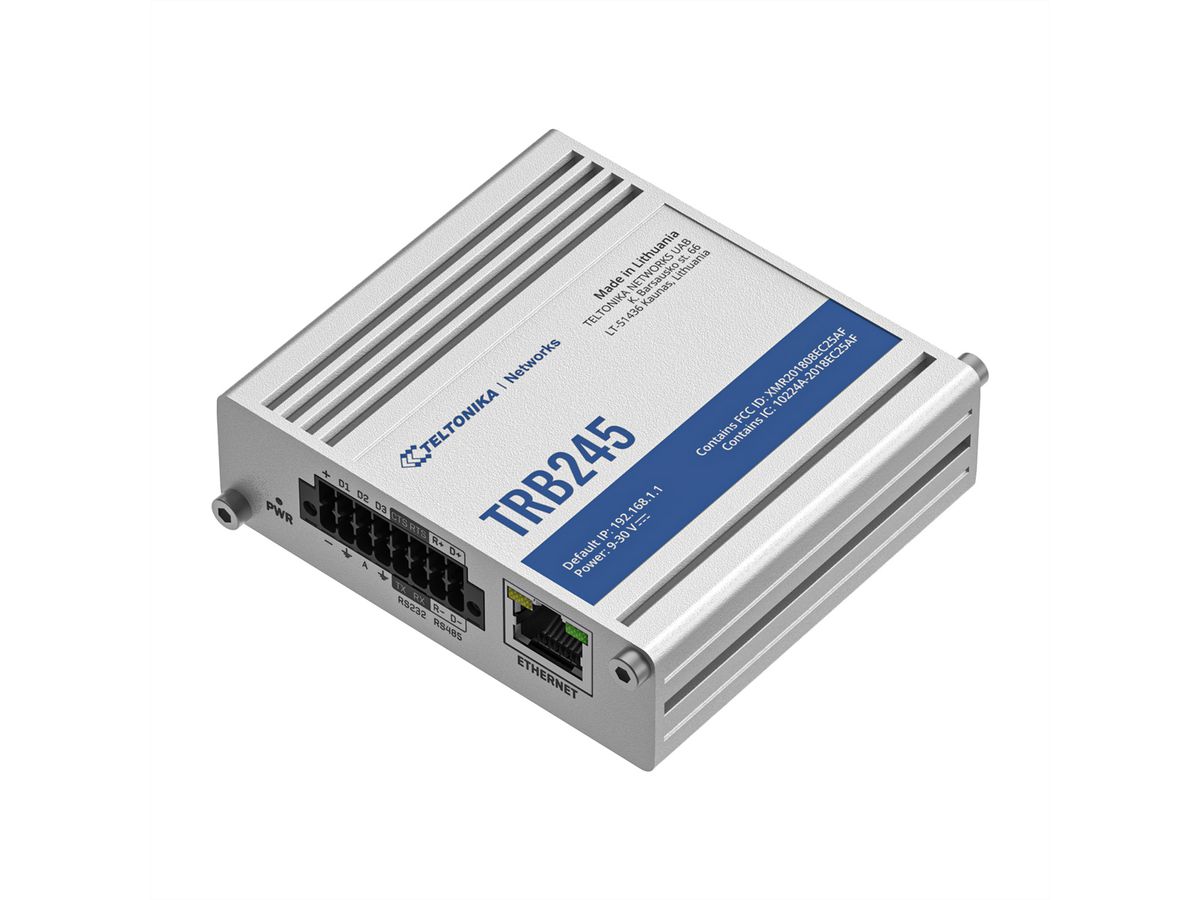 TELTONIKA TRB245 LTE/4G/3G/2G M2M Passerelle industrielle