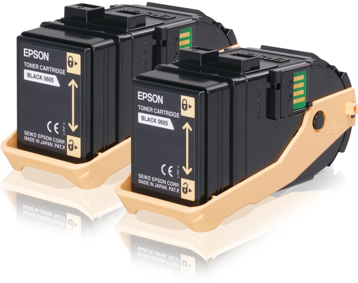 Epson Pack 2 Toners Noir (2 x 6 500 p)