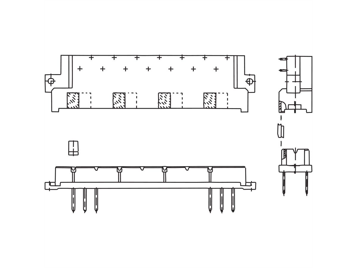 SCHROFF PSU Keying / Coding pour connecteurs femelles