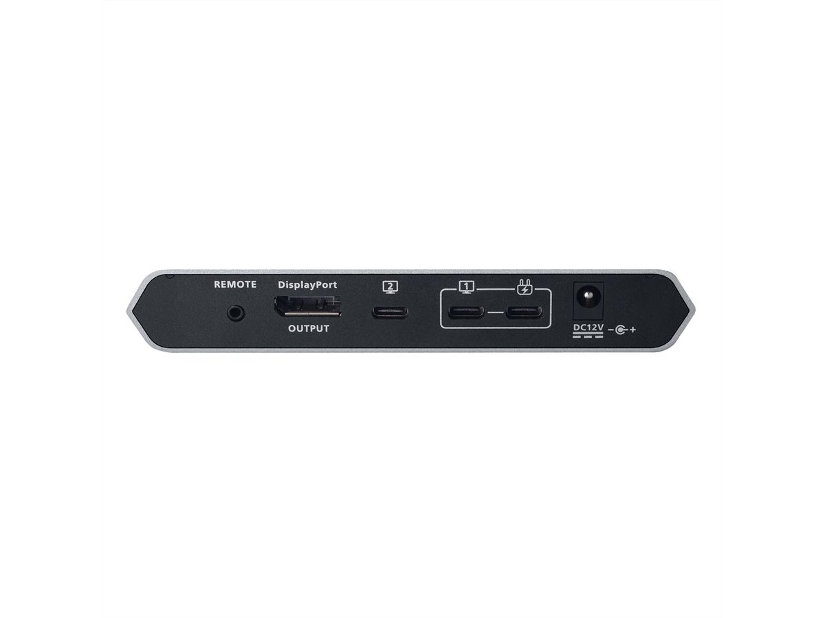 ATEN US3311 Commutateur KVM à 2 ports 4K DisplayPort USB-C avec passage d'alimentation