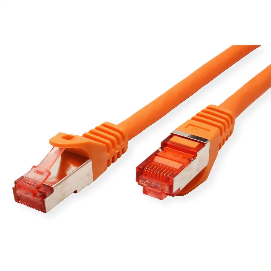 Cordon ROLINE S/FTP(PiMF) Cat.6, LSOH, Component Level, orange, 5 m