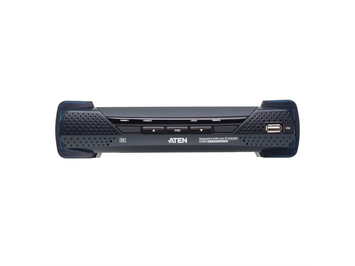 ATEN KX9980R Récepteur KVM sur IP double écran DisplayPort 5K