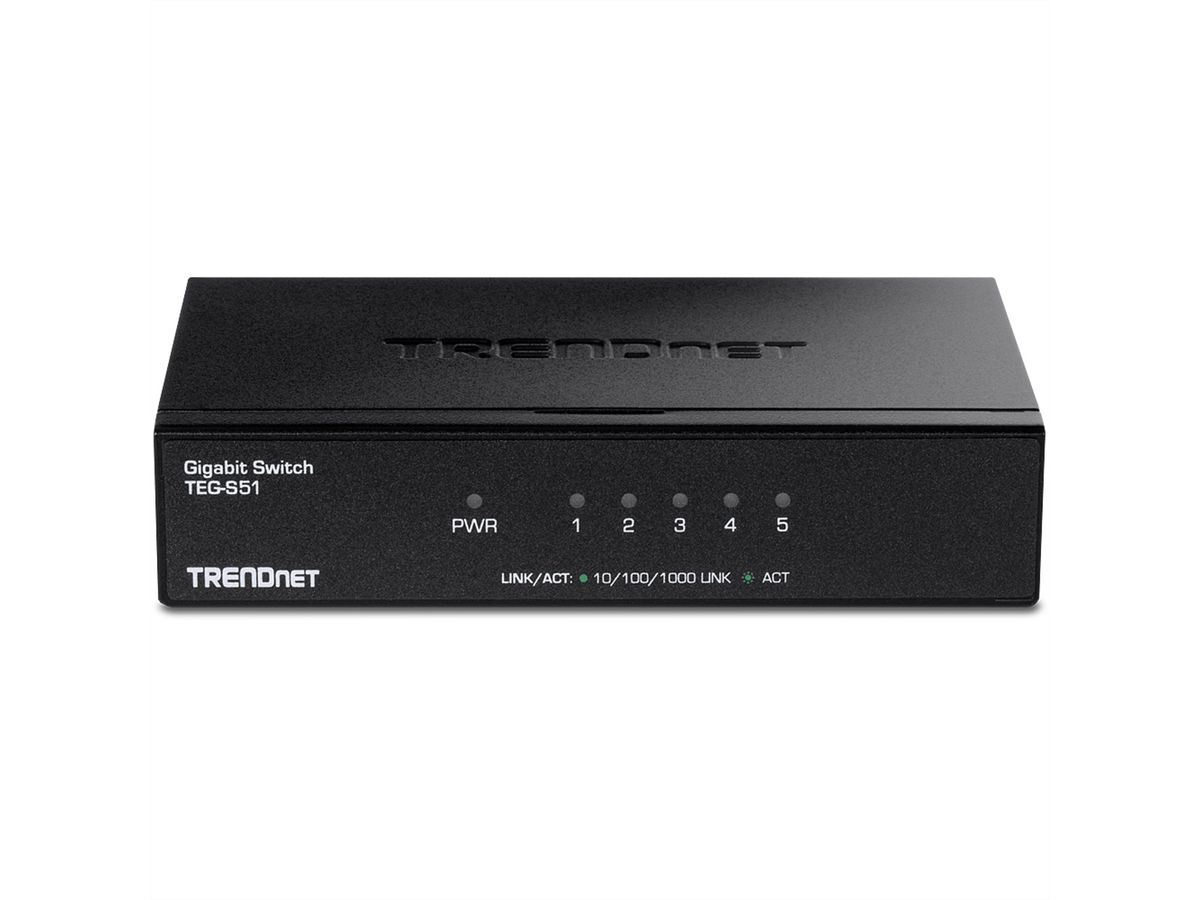 TRENDNET TEG-S51 Switch de bureau Gigabit à 5 ports