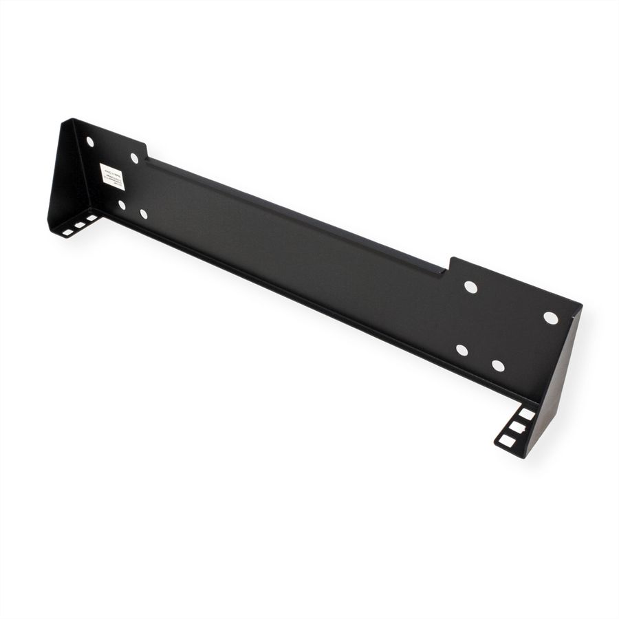 Support 19" mural / sous le bureau, 1 UH, noir