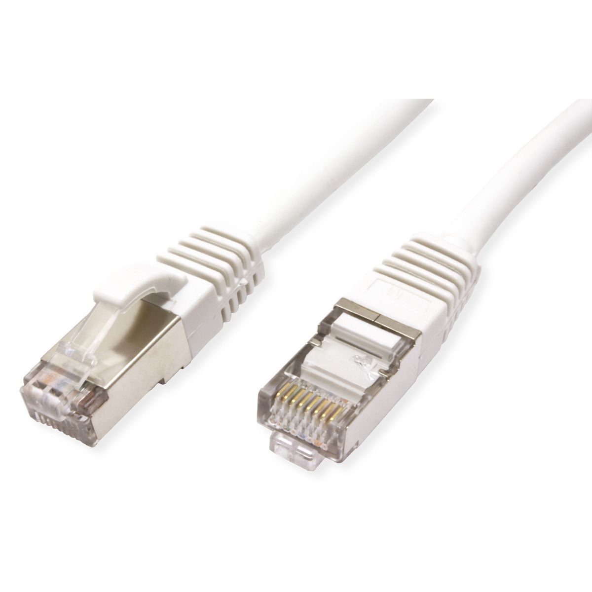 Cordon VALUE Cat.6 (Classe E) S/FTP LSOH, blanc, 7 m