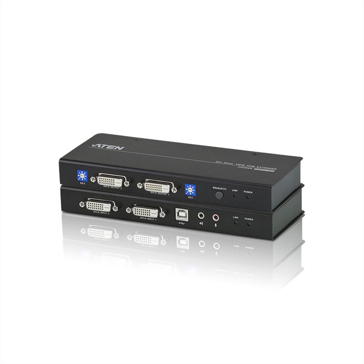 ATEN CE604 Prolongateur KVM Dual View DVI USB, audio, RS-232, 60 m