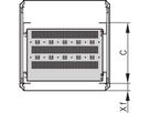 SCHROFF Varistar 19'' étagère, fixe, 75 kg, RAL 7035, 600W 500D