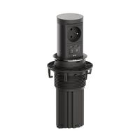 BACHMANN ELEVATOR2 1xUTE, 1xUSB C/C 45W aspect inox 2,0 m AEH