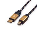 ROLINE GOLD Câble USB 2.0, type A-B, 1,8 m