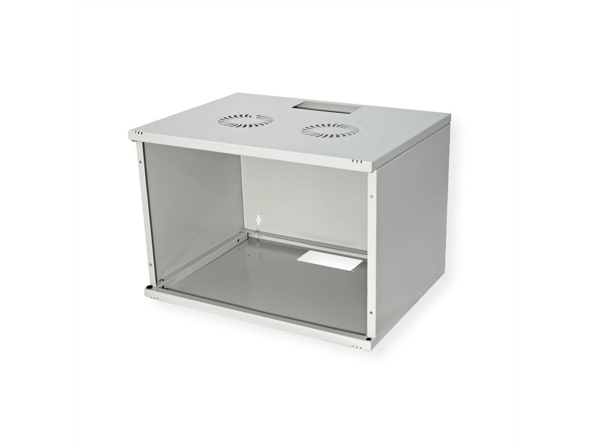 ROLINE 19" Boîtier mural Basic 7U, 540x400 LxP gris, EN KIT