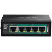 TRENDnet TI-B541 Switch industriel Gigabit PoE++ 5 ports, alimenté par rail DIN avec Pass-Through PoE