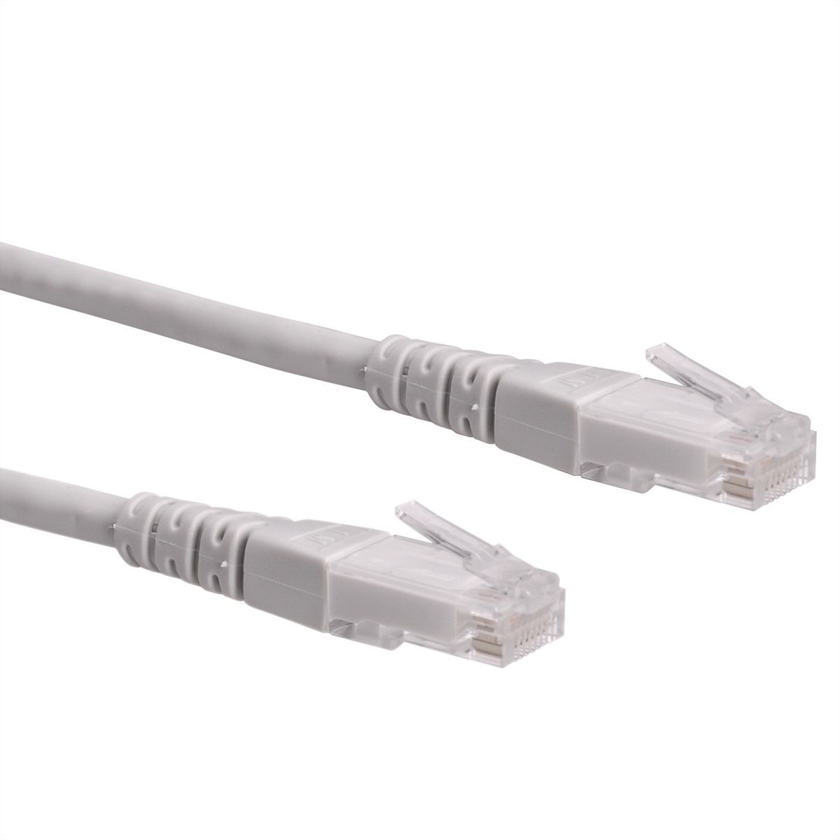 Cordon ROLINE Cat.6 (Classe E) UTP, gris, 0,5 m