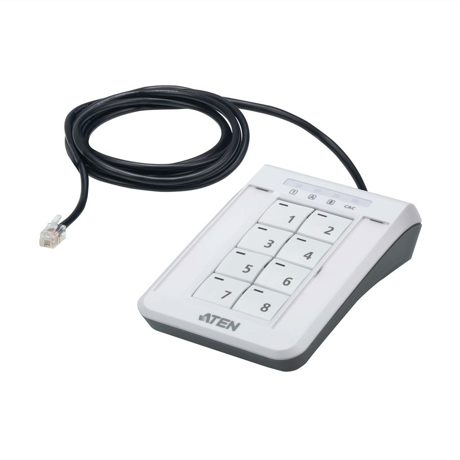 ATEN 2XRT-0021G Sélecteur de port à distance KVM de bureau avec clavier