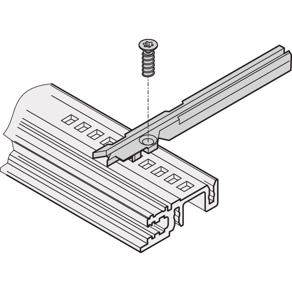 Guide-cartes SCHROFF, 4.4" type PCB, plastique, 220 mm, largeur de rainure 2.5 mm, rouge, 50 pièces