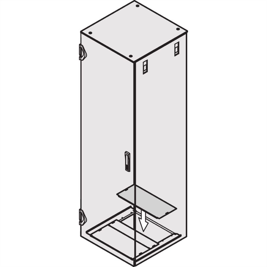 SCHROFF Varistar Plaque de recouvrement pour plaque de base, 800W