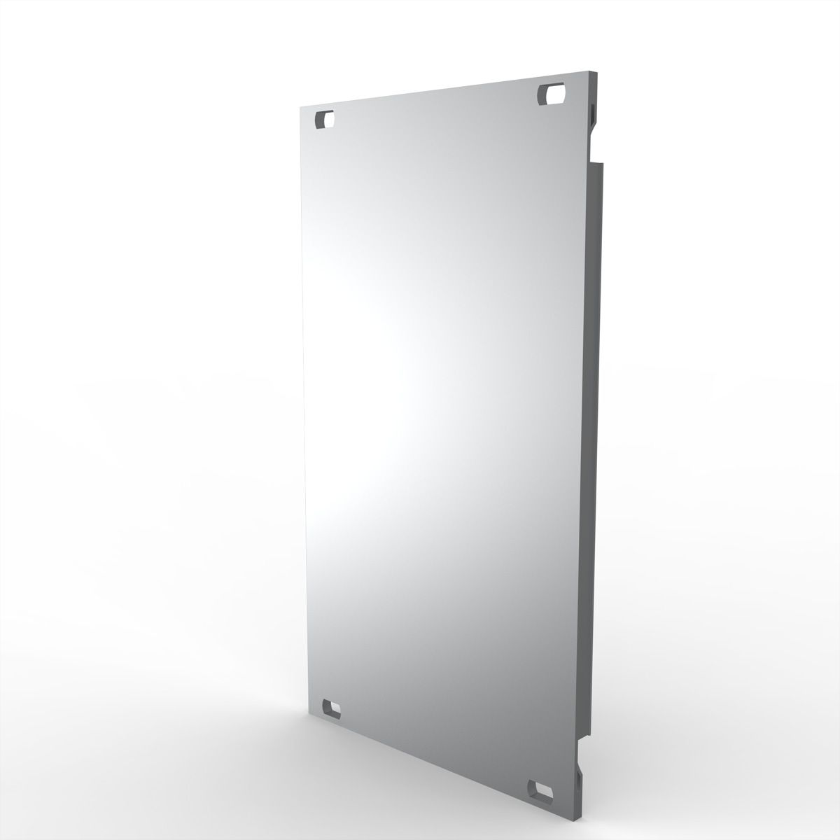 SCHROFF Face avant, profil en U, Refrofit Shielding, 3 U, 14 HP, 2,5 mm, alu, face avant anodisée, face arrière conductrice