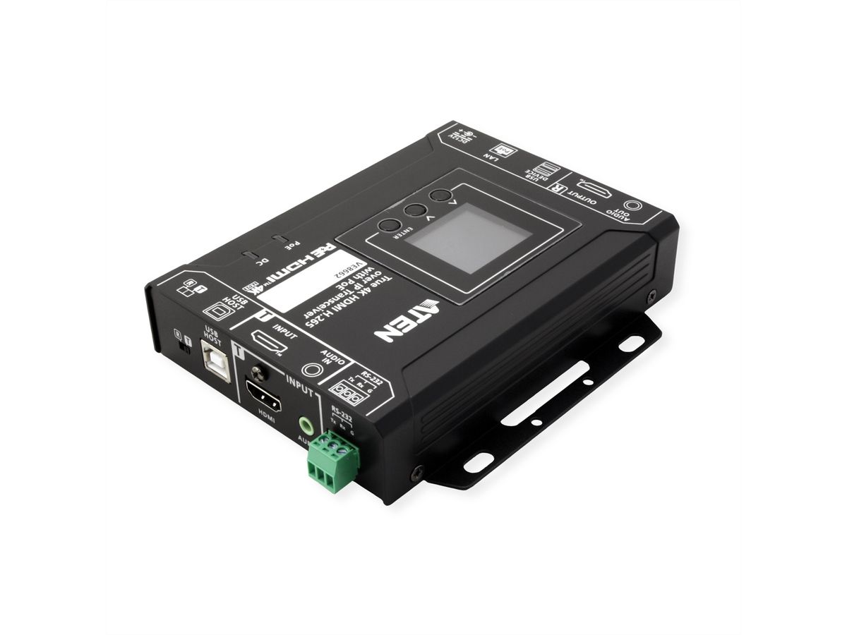 ATEN VE8662 Émetteur-récepteur HDMI H.265 sur IP véritable 4K avec PoE