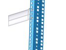Caches plastiques 19" 1 UH, RAL 7035 gris clair, 10 pièces, gris