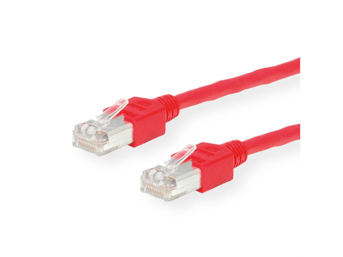 Cordon KERPEN Cat.5e (Classe D) D1-20 SF/U, croisé, rouge, 3 m