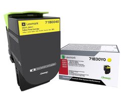 Lexmark 71B0040 Toner laser Jaune cartouche toner et laser