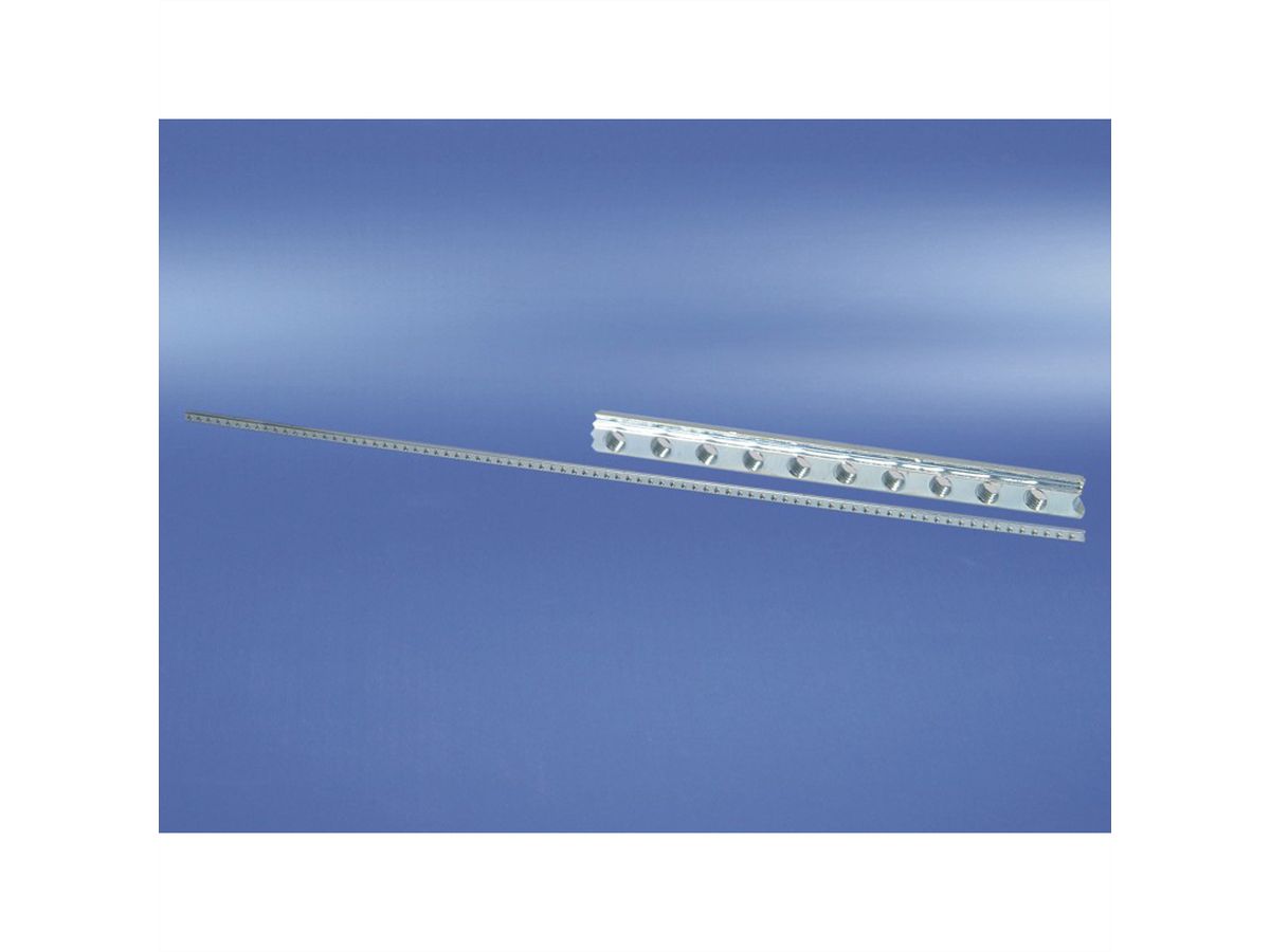 Rails horizontaux SCHROFF, insert fileté, M2.5, 42 HP