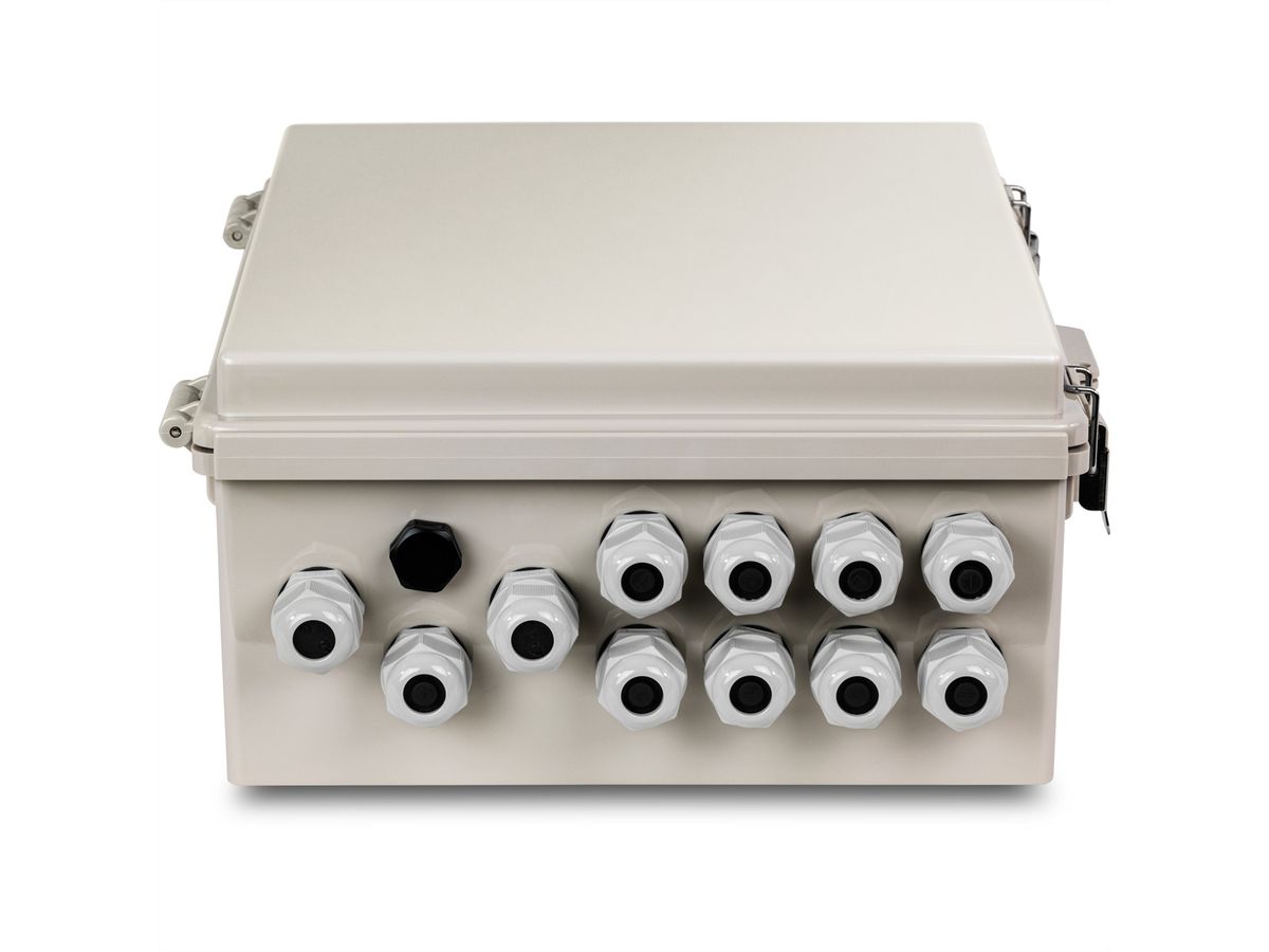 TRENDNET TI-CA3K Boîtier étanche IP68 pour l’extérieur, avec alimentation électrique, gris