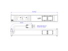 BACHMANN CONI 2xUTE 1xUSB C 60W 2xCM 0,2m GST18