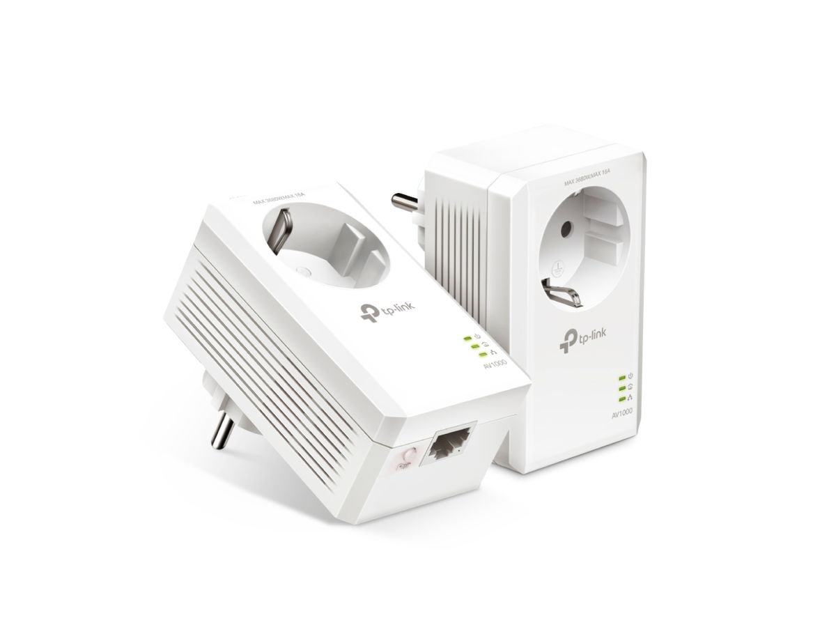 TP-Link TL-PA7017P KIT Adaptateur réseau CPL 1000 Mbit/s Ethernet/LAN Blanc 2 pièce(s)