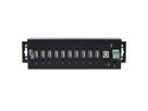 EXSYS EX-1170HMVS Hub métal USB 2.0, 10 ports, protection de surtension 15KV