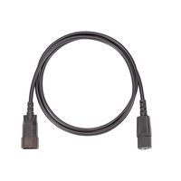 BACHMANN Câble prolongateur H05VV-F 3G1,0mm² , L: 1,5m noir C13/C14