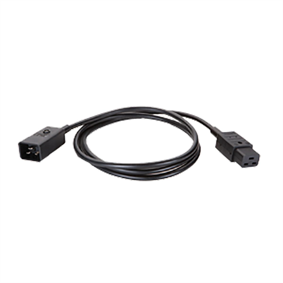 BACHMANN Câble prolongateur H05VV-F 3G1,5mm², L: 1,5m noir C19/C20