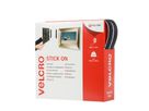 VELCRO® Bande 20mmx10m noir, crochets & velours autocollants