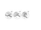 SCHROFF RatiopacPRO AIR Boîtier de montage en rack 19", blindage rétrofitable avec poignées, 3/4 U, 84 CV, 435 mm