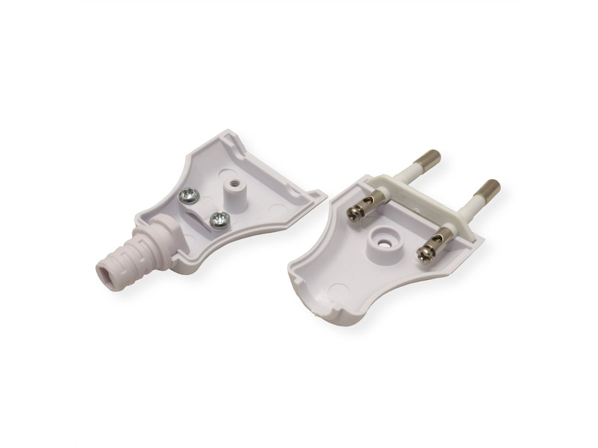 BACHMANN Connecteur plat Euro 2,5A/250VAC, blanc