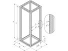 SCHROFF Cadre d'armoire universel Eurorack, 34 U 600W 800D