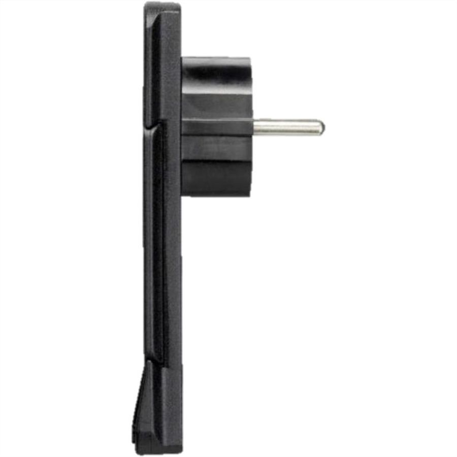 BACHMANN SMART PLUG Fiche de montage extra plate, noir