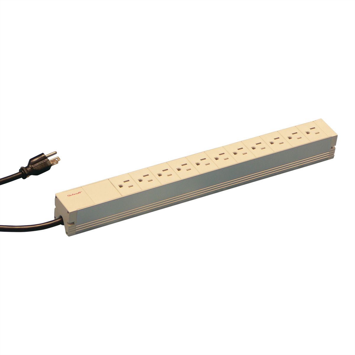 Bâti de prises SCHROFF, USA, 11 prises, 19"