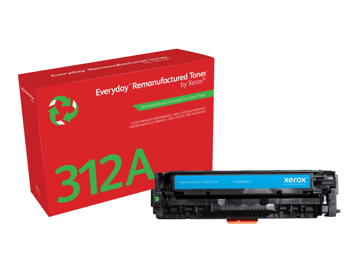 Everyday Toner Cyan ™ de Xerox compatible avec HP 312A (CF381A), Capacité standard