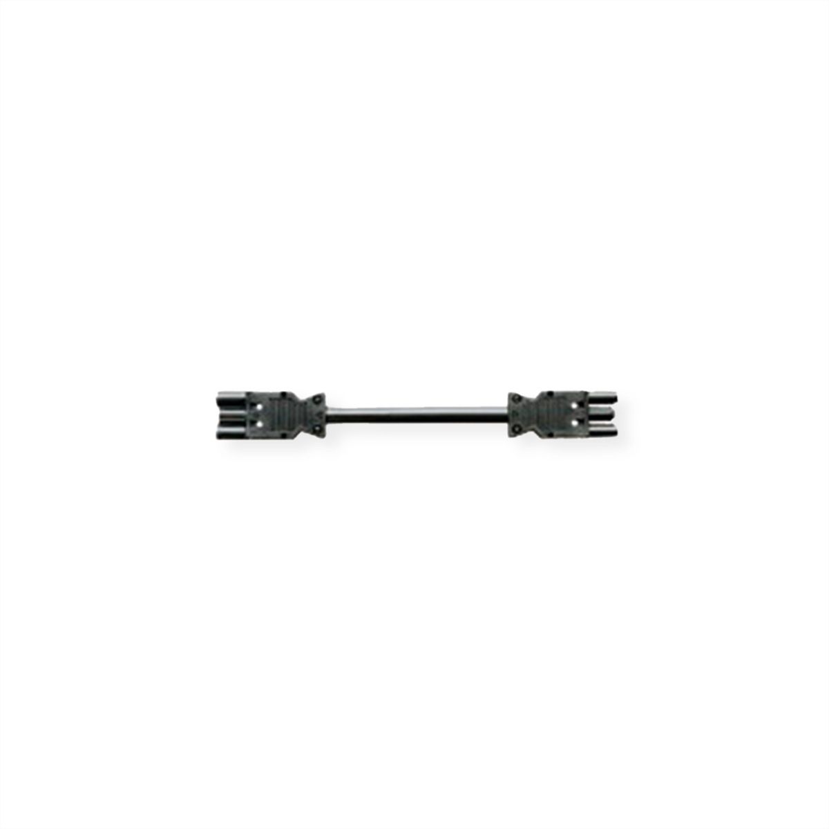 BACHMANN Câble prolongateur GST18-3 Mâle / coupleur, noir, 2 m