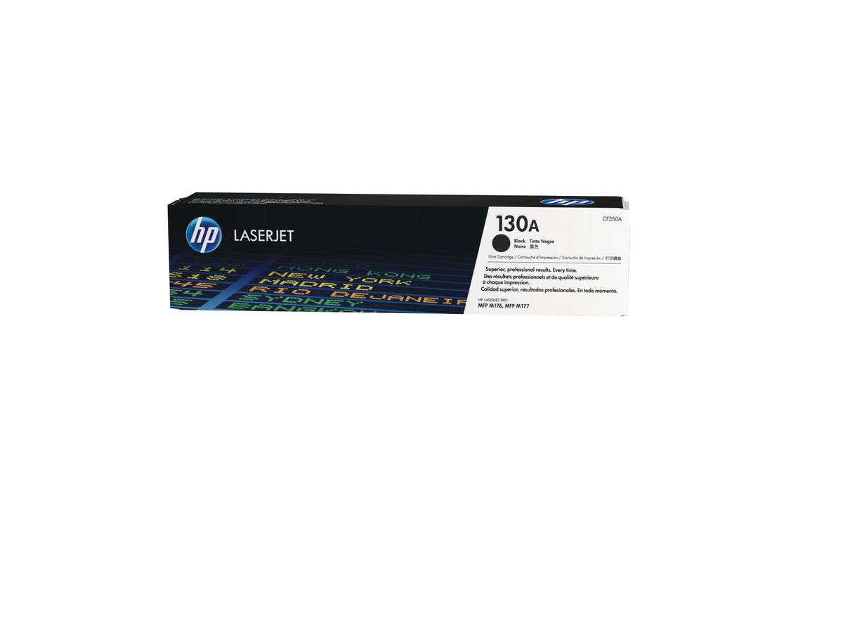 HP Cartouche de toner noir d'origine LaserJet 130A