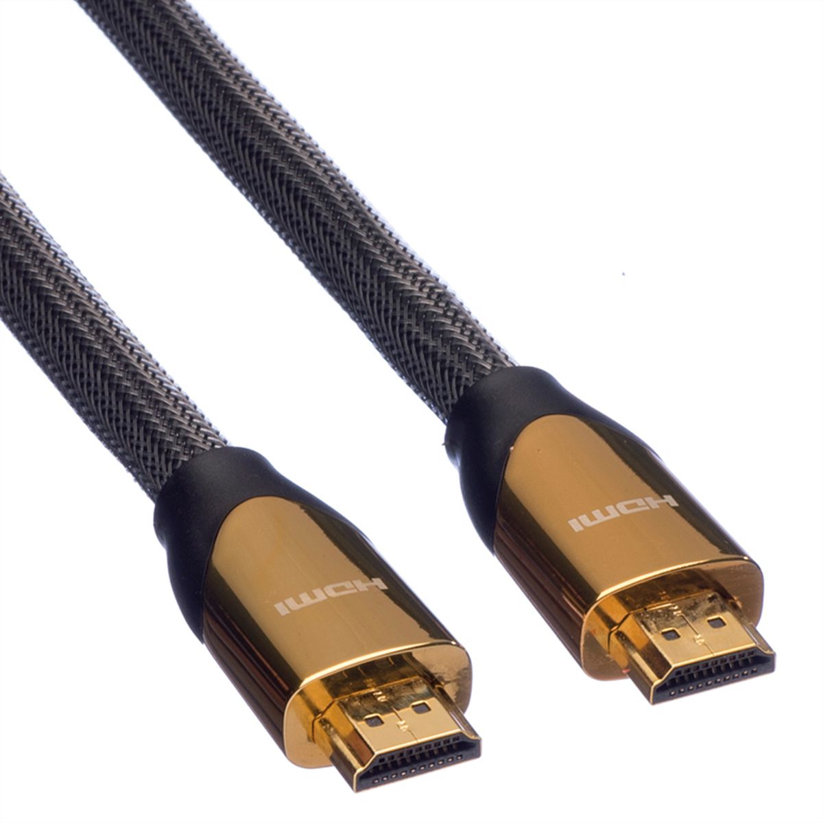 ROLINE PREMIUM Câble HDMI Ultra HD avec Ethernet, 4K, M/M, noir, 4,5 m