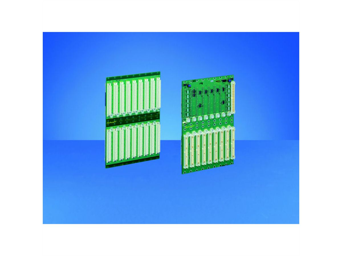 Carte-mère VMEbus J1/J2 SCHROFF, 6 U, 6 slots