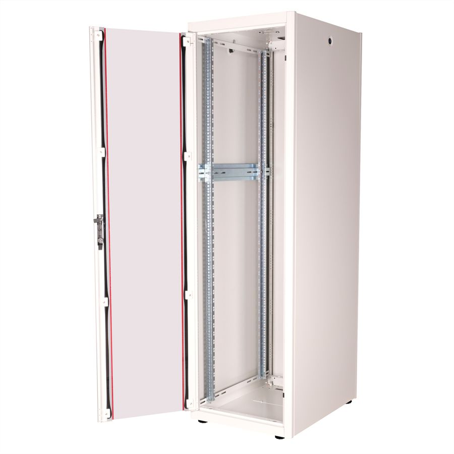 ROLINE 19" Baie réseau Basic 42U, 600x800 LxP Porte verre gris