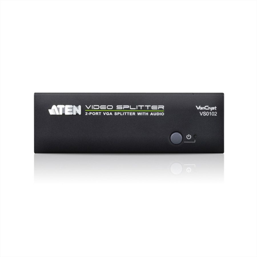 ATEN VS0102 Splitter Vidéo, 450MHz, Audio, RS232, 2 écrans