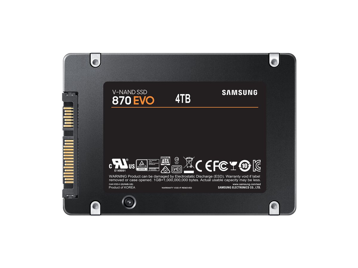 Samsung 870 EVO 2.5" 4 To Série ATA III V-NAND